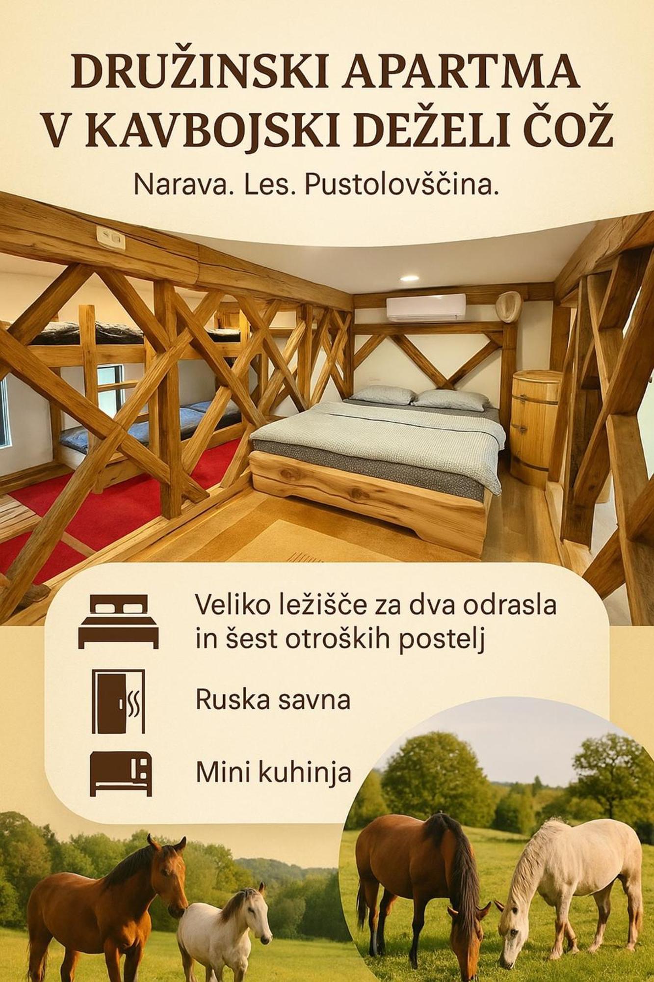 Cowboy'S Land Visnja Gora Exterior foto